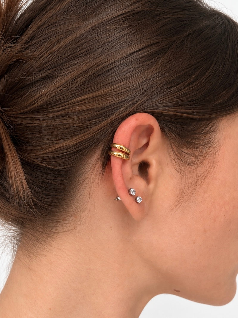 Orecchino Cuff Double