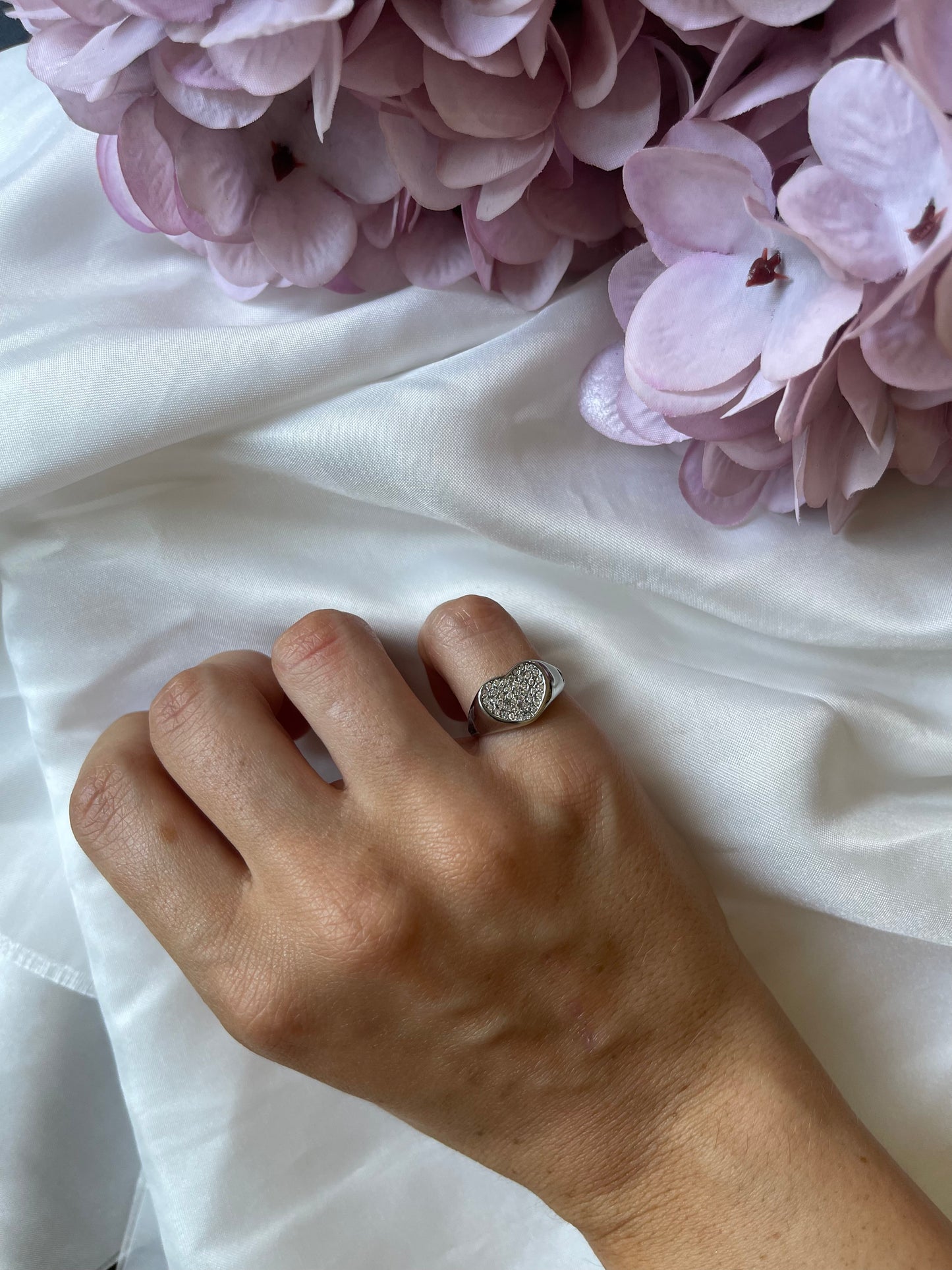 Anello Chevalier Cuore Zirconi