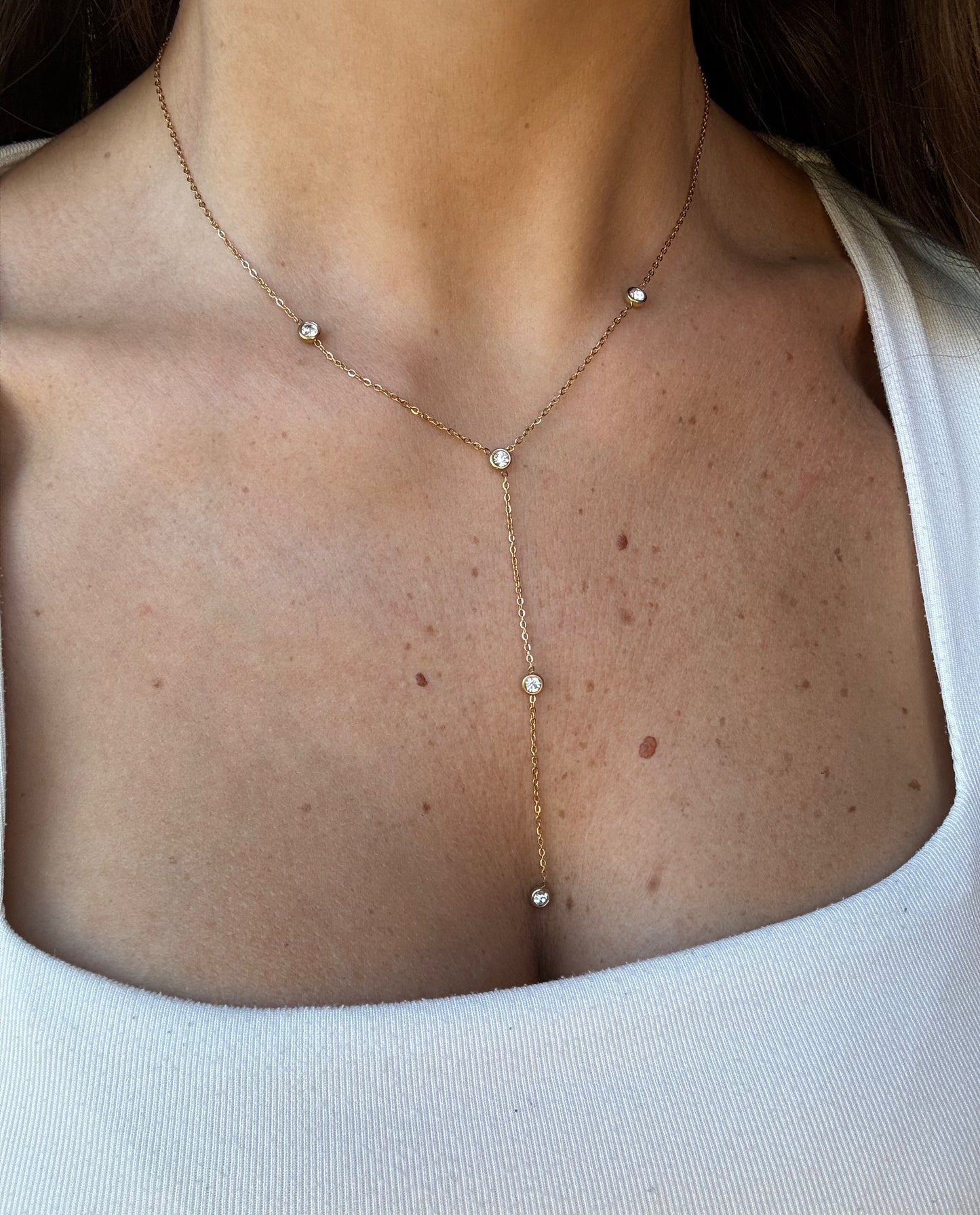 Collana Cascata di Zirconi