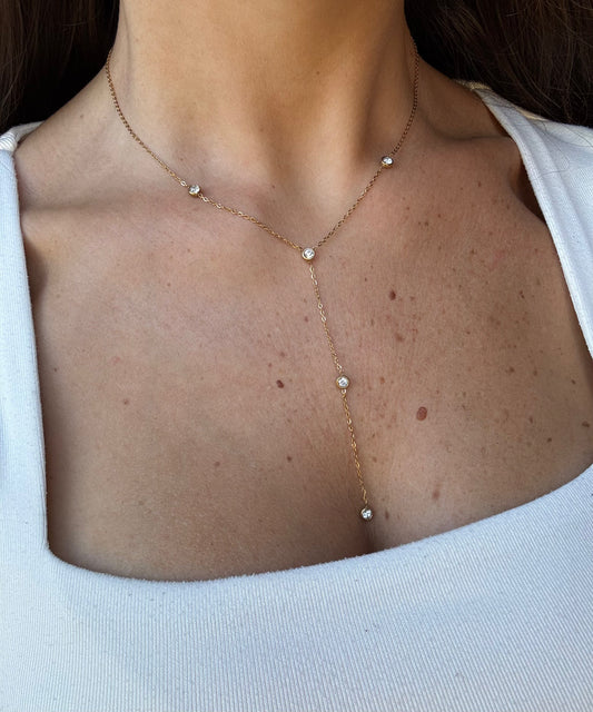 Collana Cascata di Zirconi