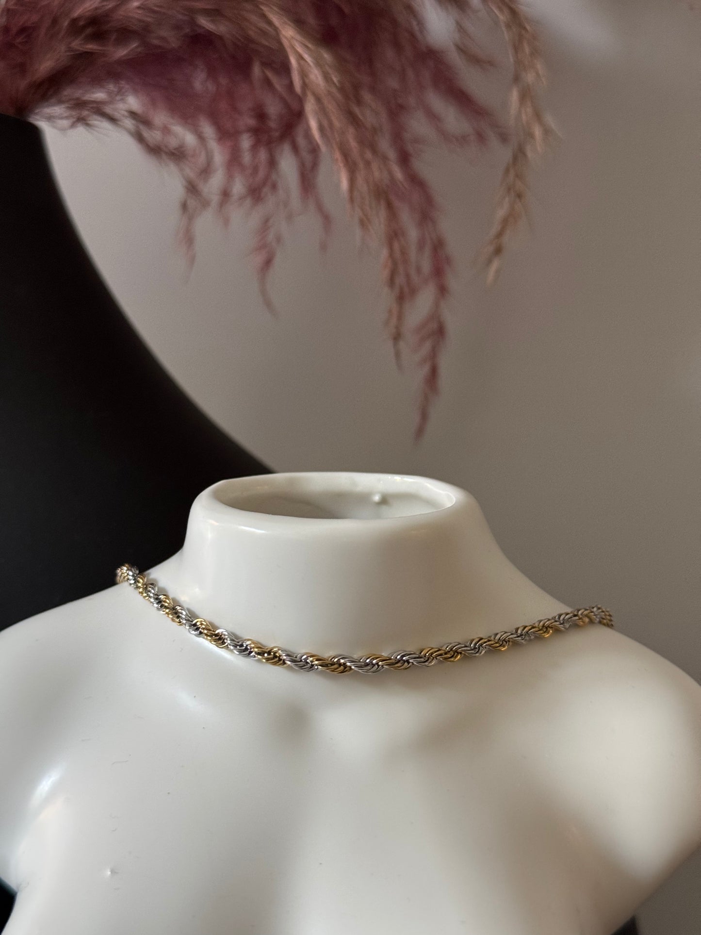 Collana Intreccio Bicolour