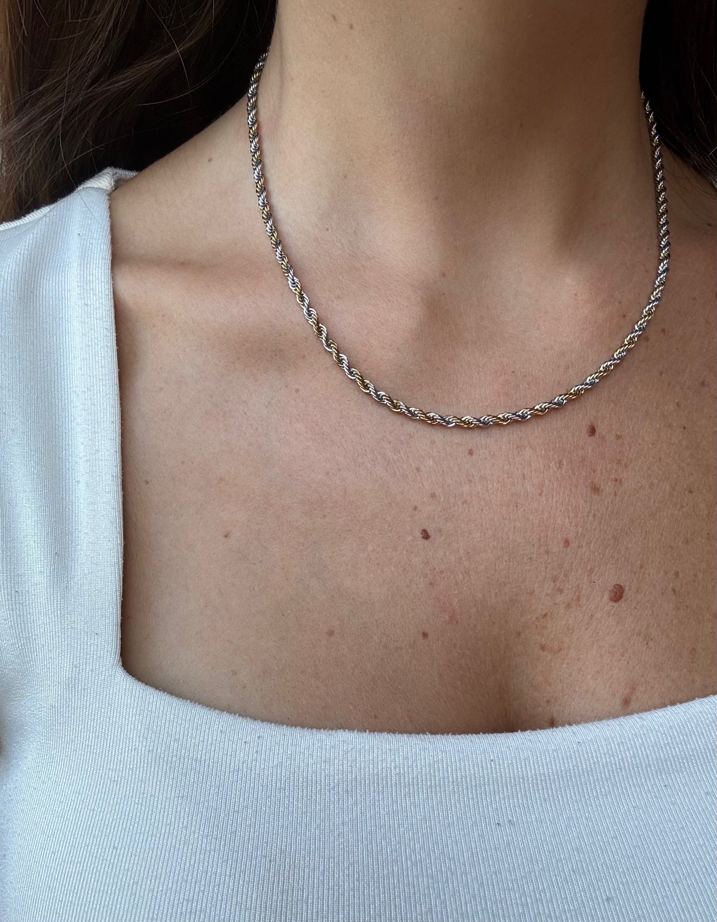 Collana Intreccio Bicolour