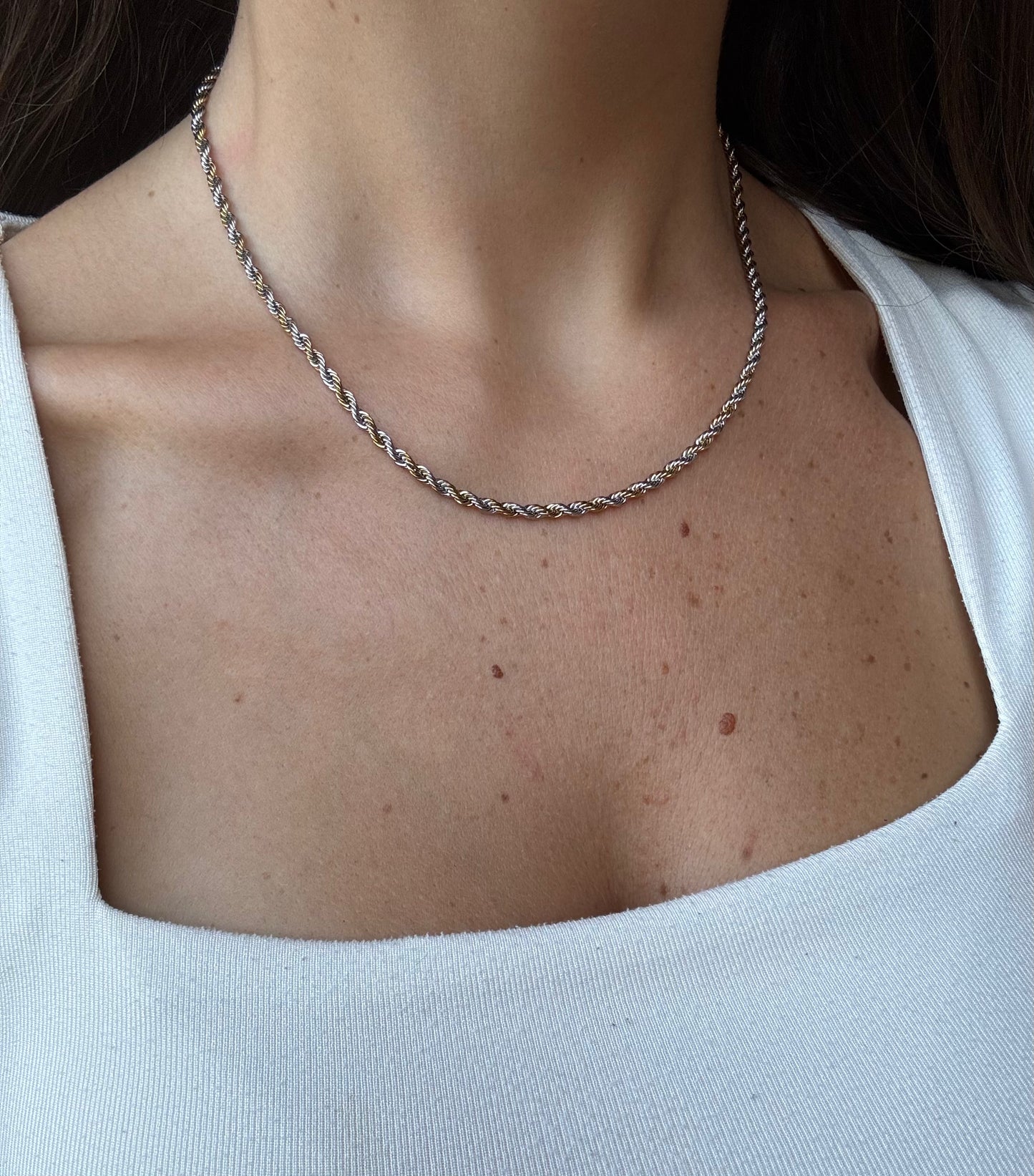 Collana Intreccio Bicolour