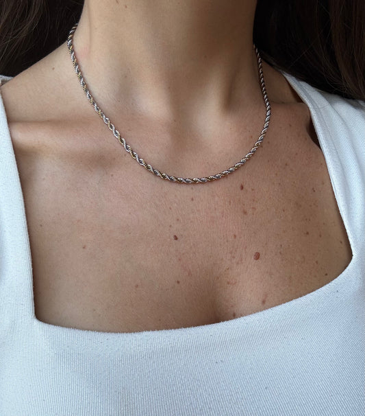 Collana Intreccio Bicolour