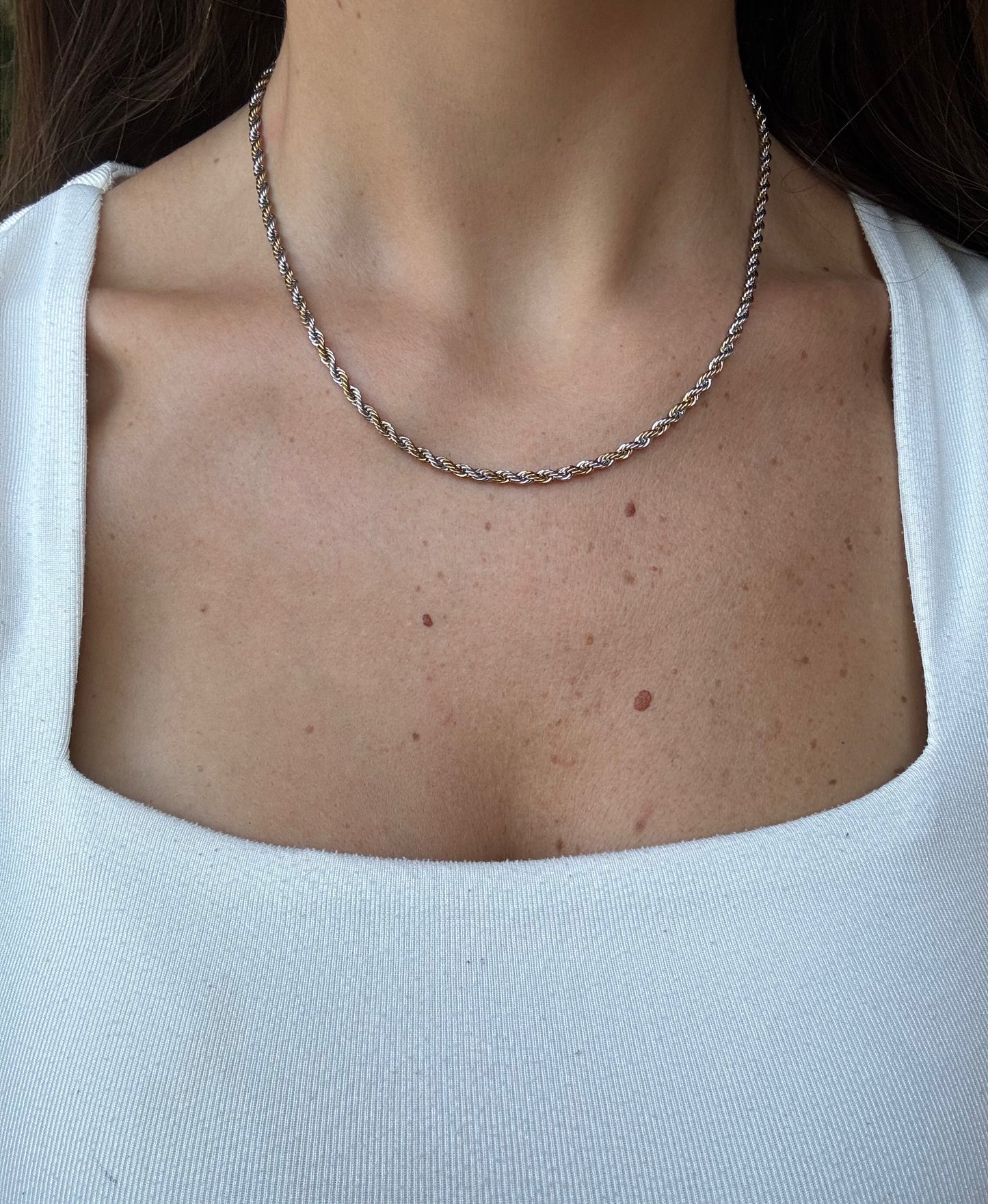 Collana Intreccio Bicolour