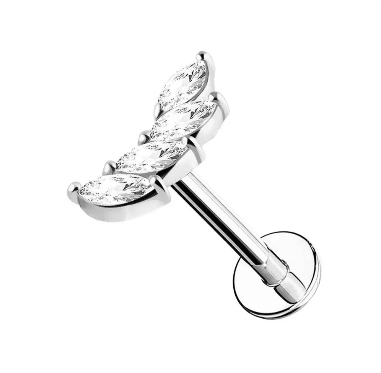 Orecchino Piercing Foglia