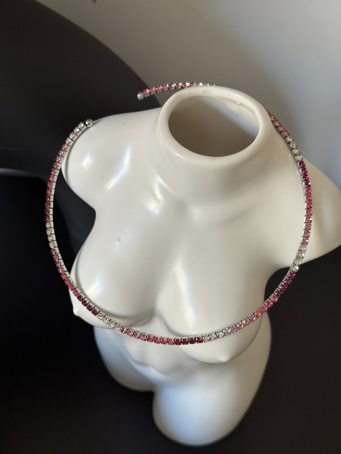 Collana Tennis Girocollo Pastel