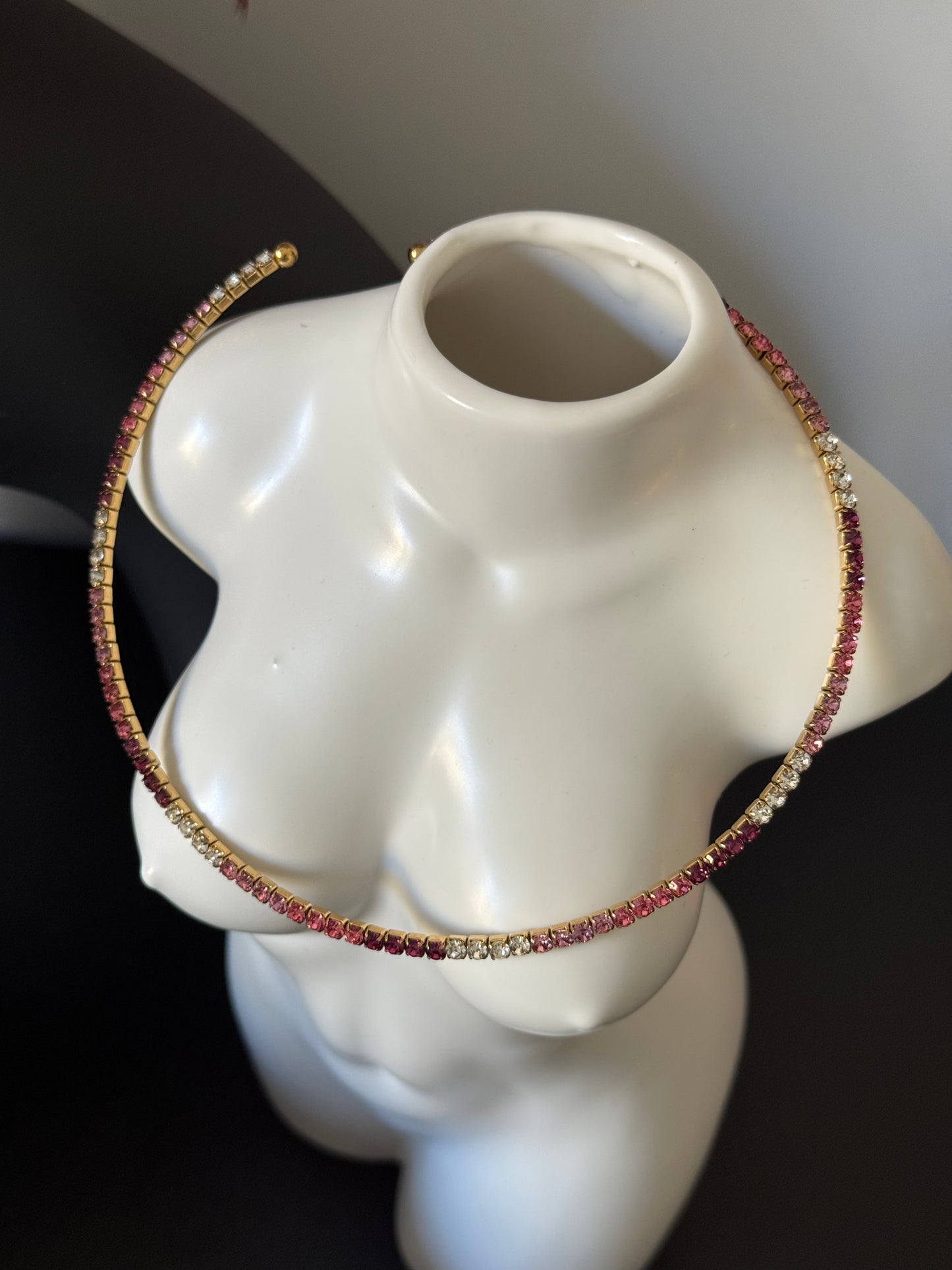 Collana Tennis Girocollo Pastel