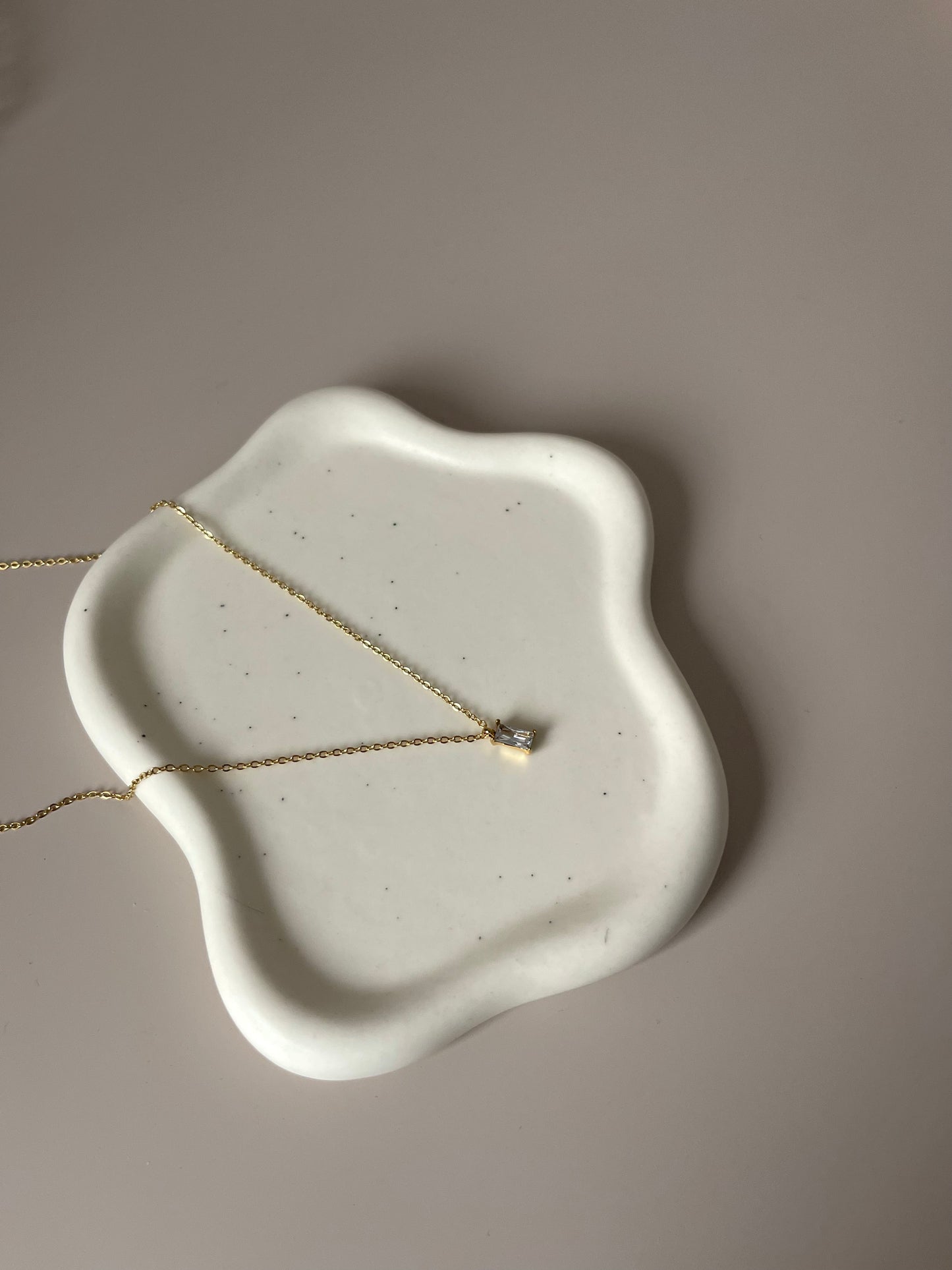 Collana Baguette Celeste