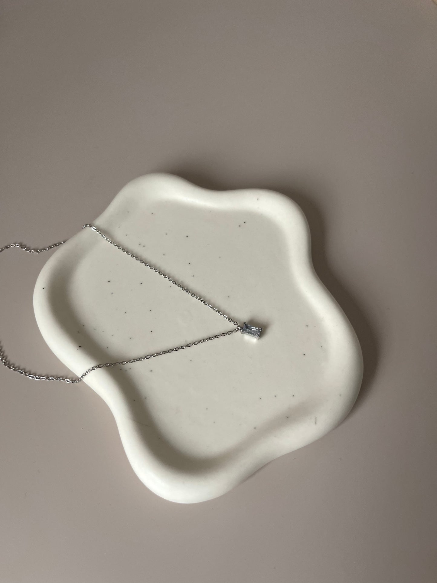 Collana Baguette Celeste