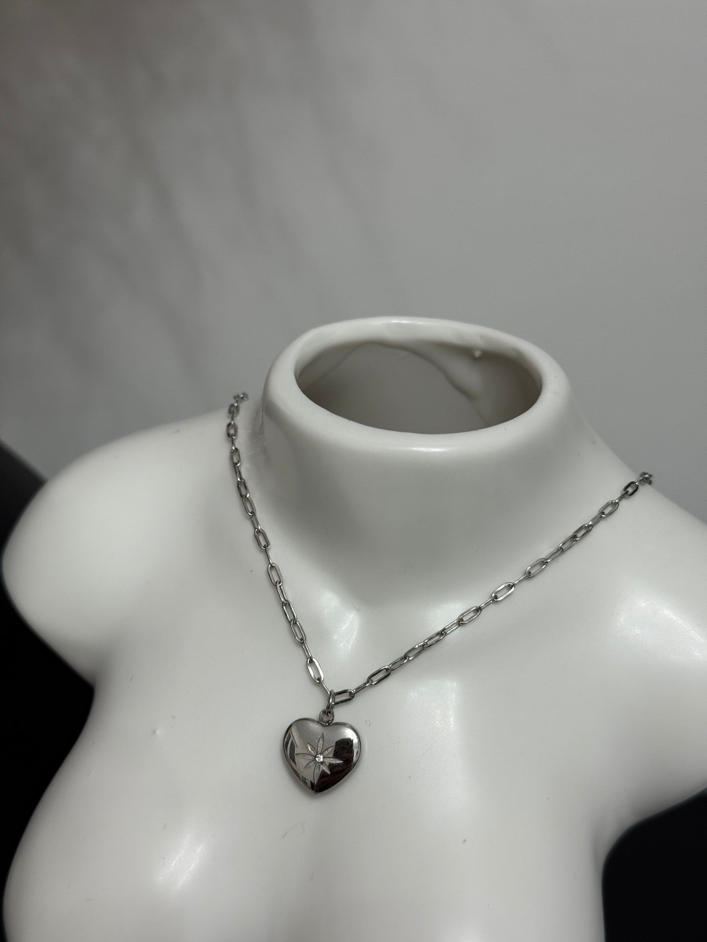 Collana Cuore e Stella Polare