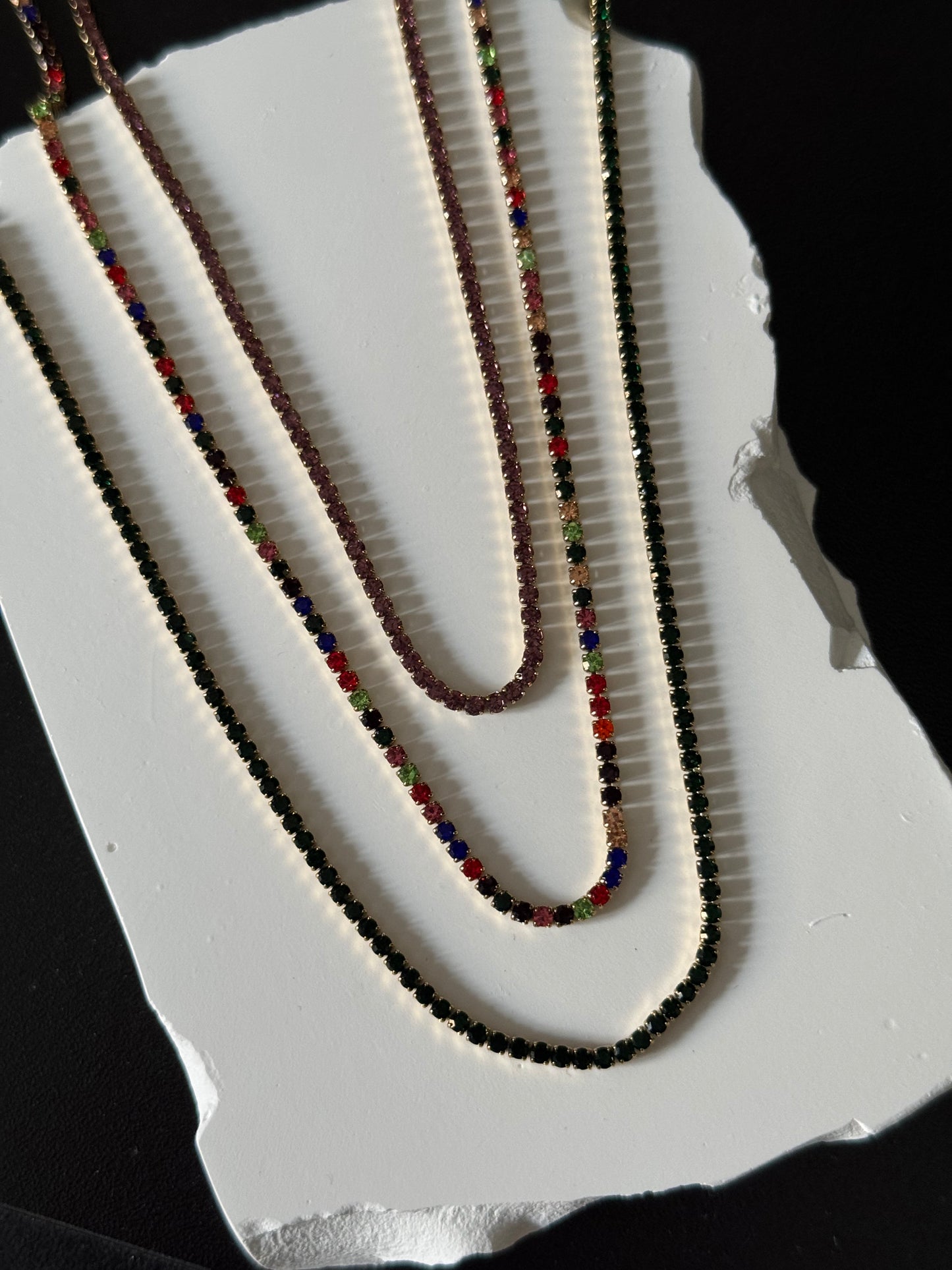 Collana Tennis Colorè