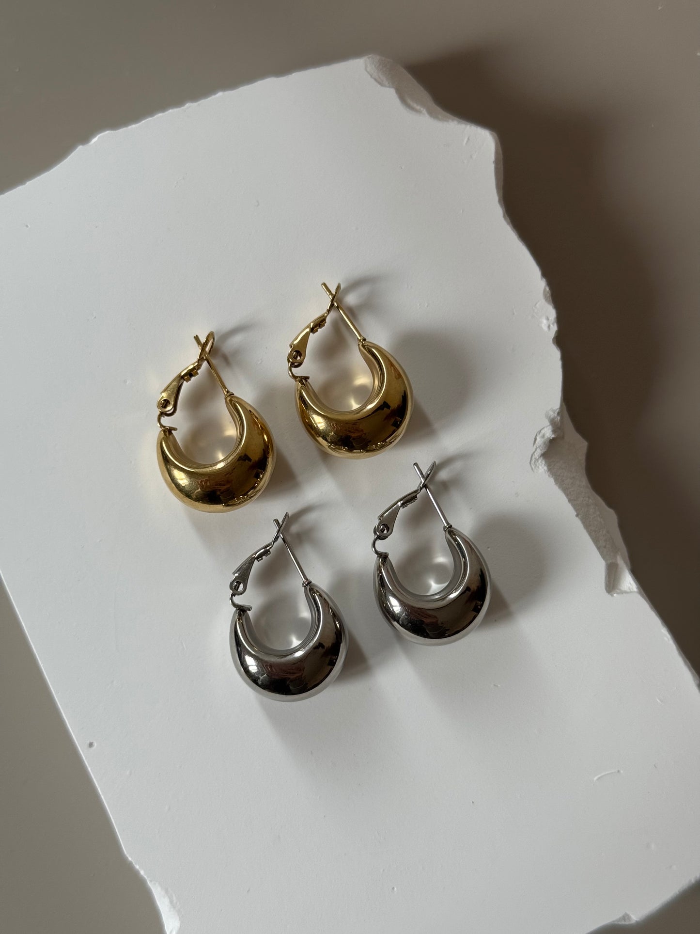 Orecchini Mini Chunky Moon