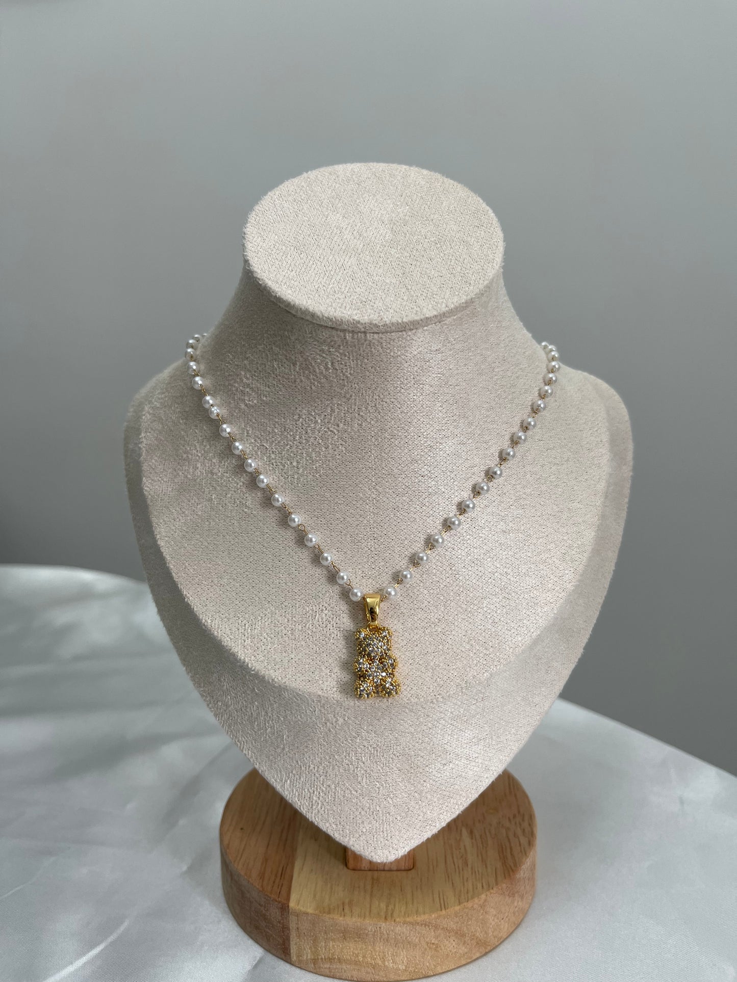 Collana Teddy Perle