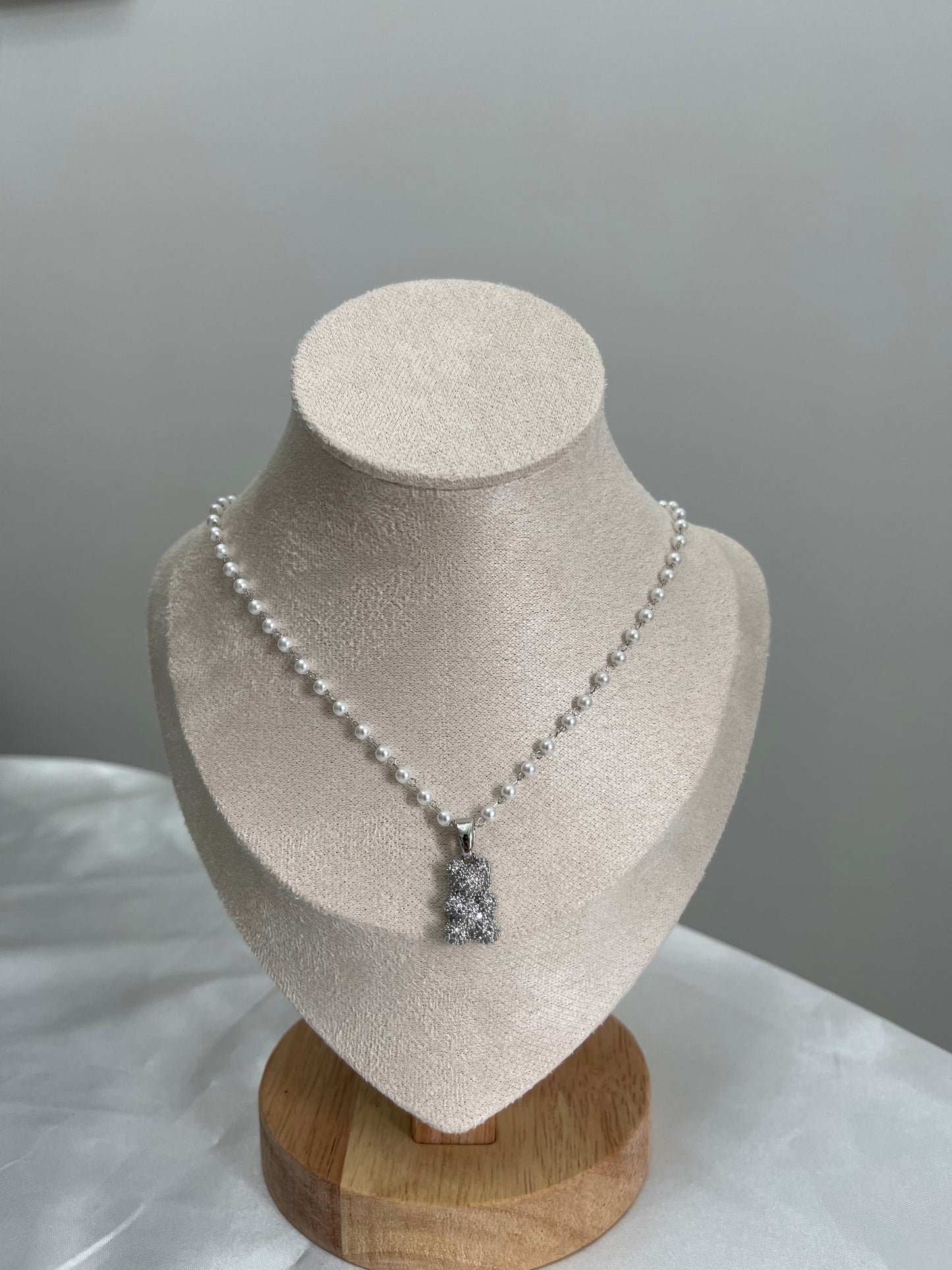 Collana Teddy Perle