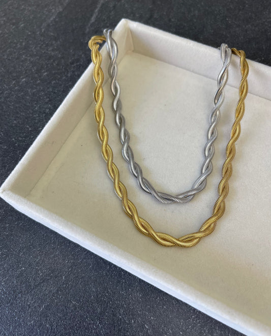 Collana Snake Intreccio
