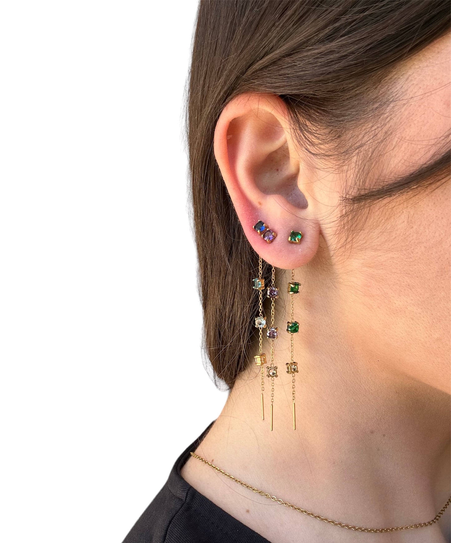 Orecchino Saliscendi Shine