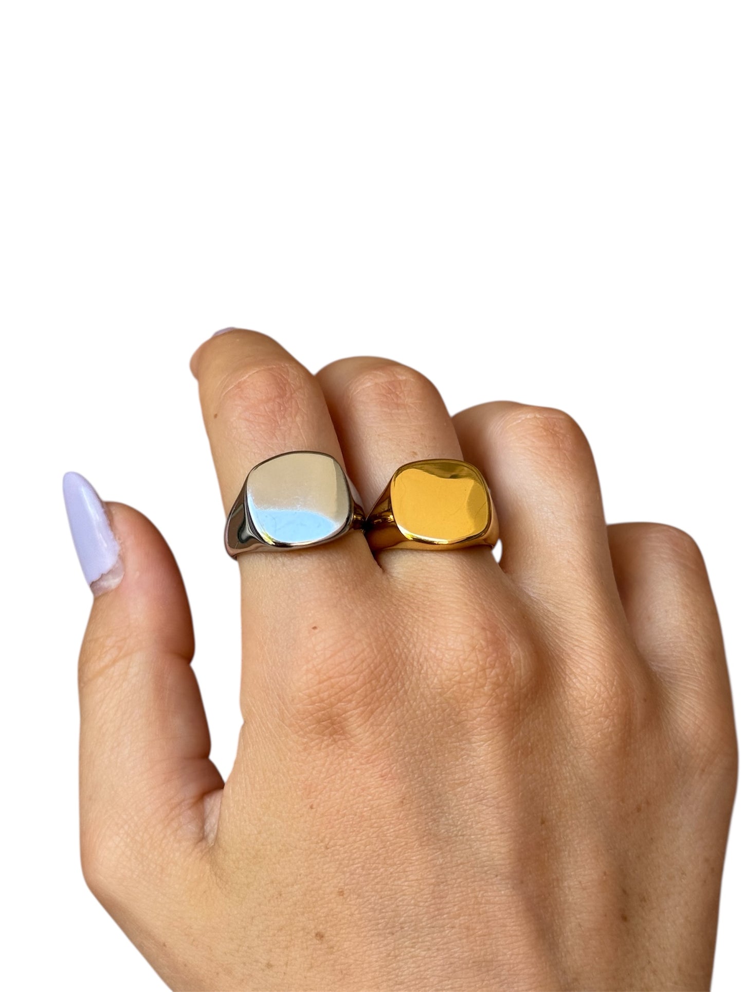 Anello Chevalier Quadrato