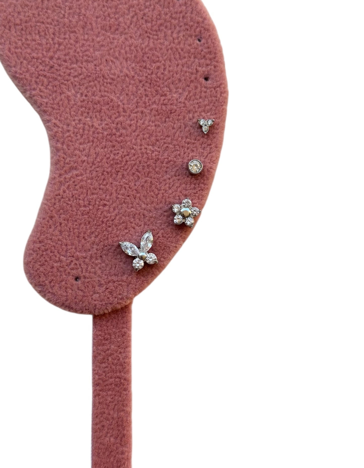 Orecchino Piercing Zirconi