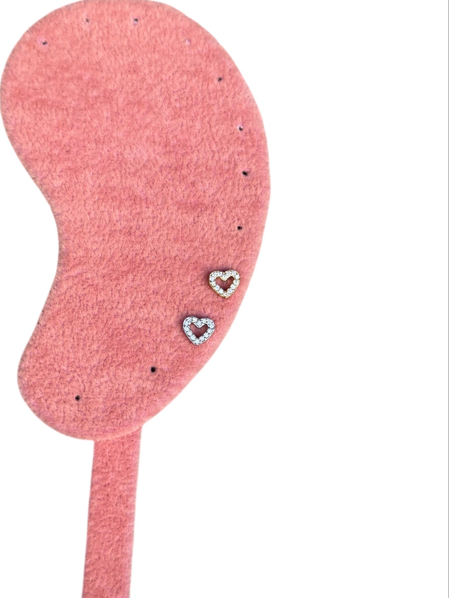 Orecchino Piercing Cuore Zirconato