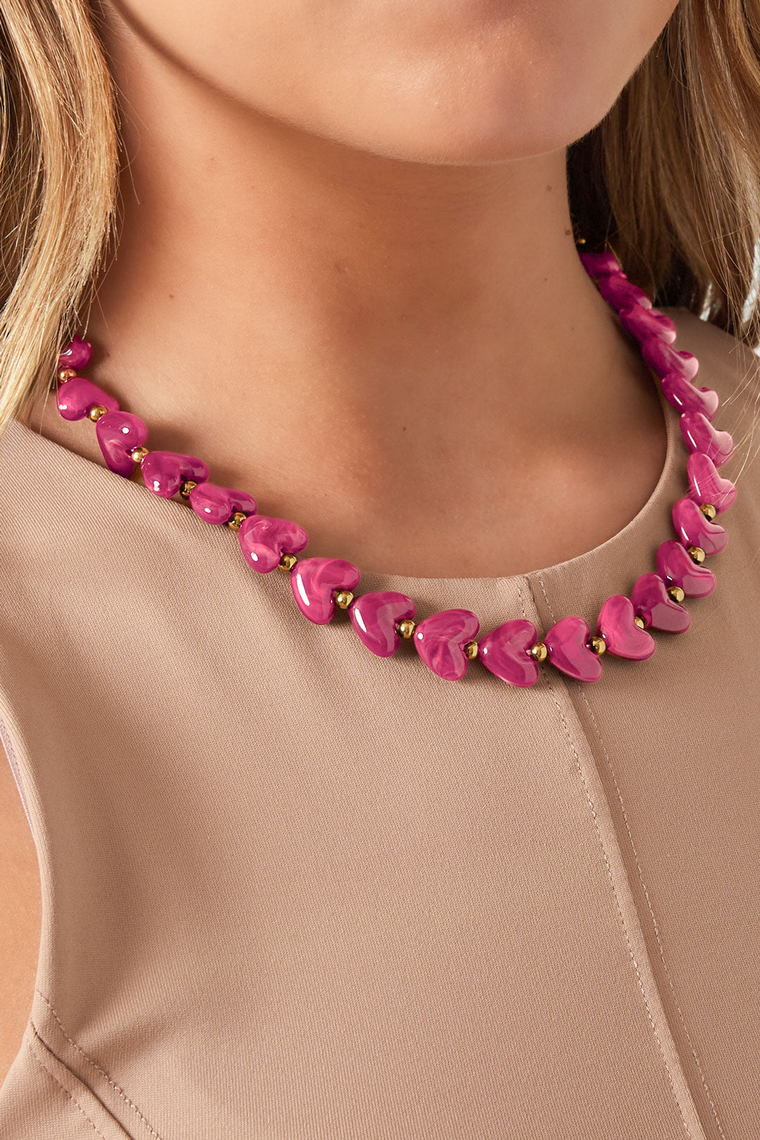 Collana Cuori Smaltati