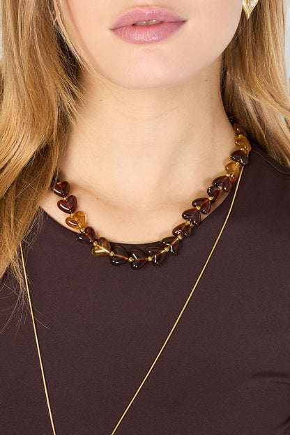 Collana Cuori Smaltati