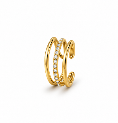 Orecchino Cuff Line Shine