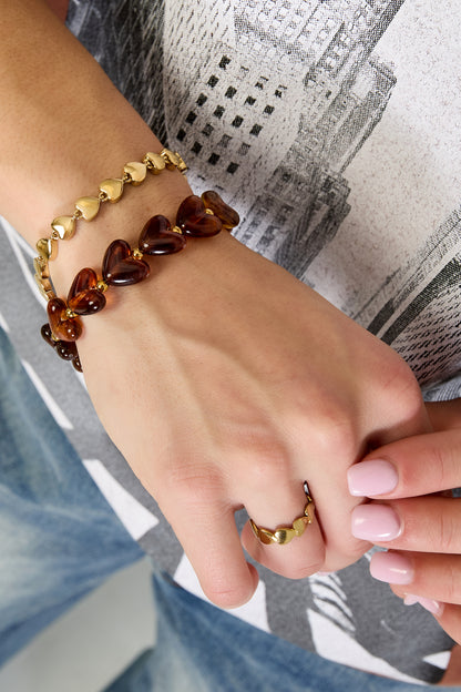Bracciale Cuori Smaltati