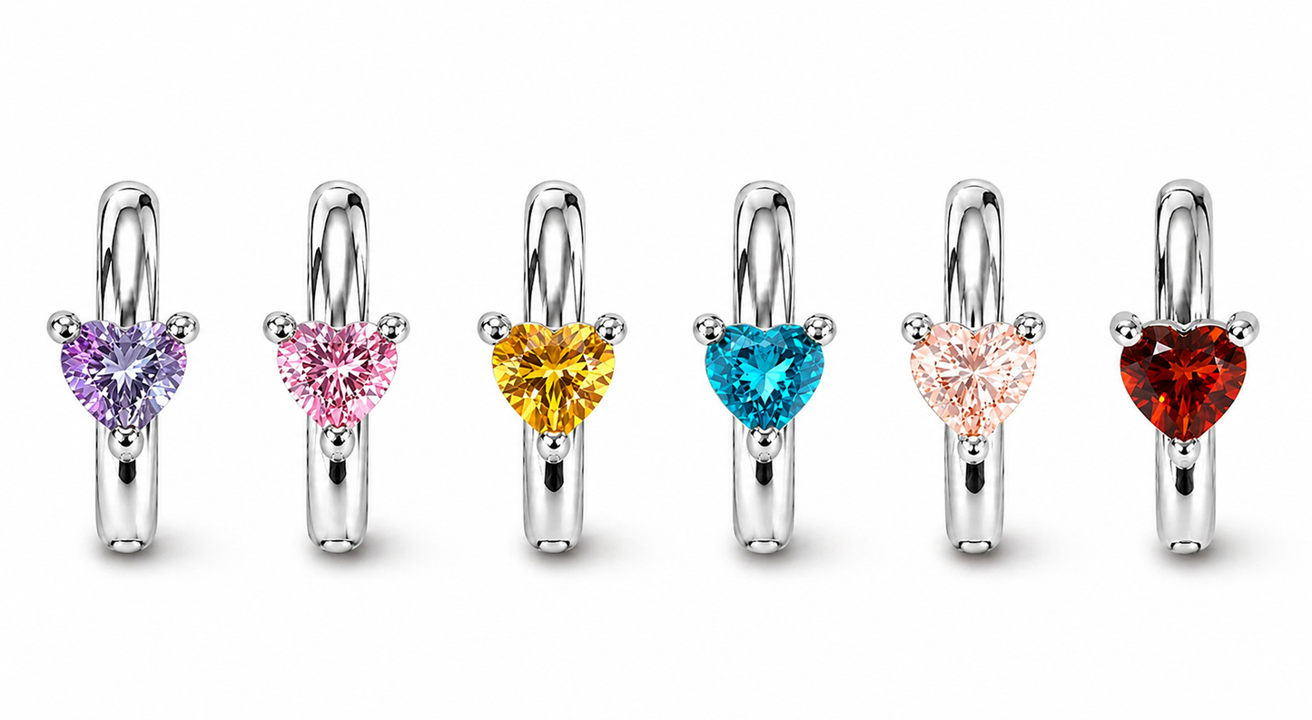 Cerchietto con Cuore Zirconato