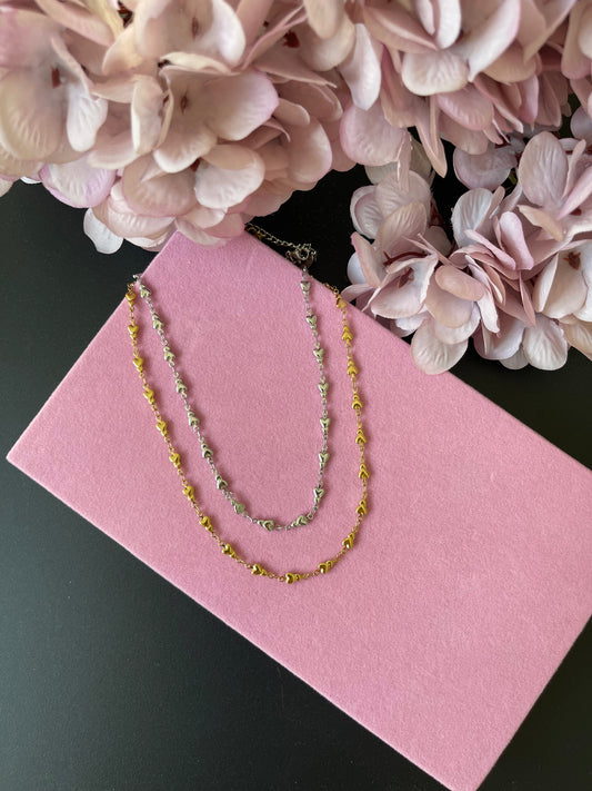 Collana Choker Cuori