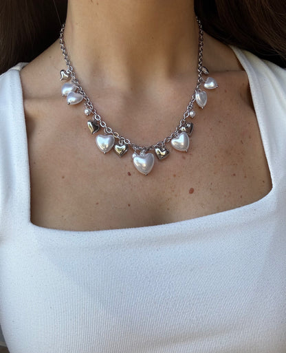 Collana Multi Cuori Sonaglio