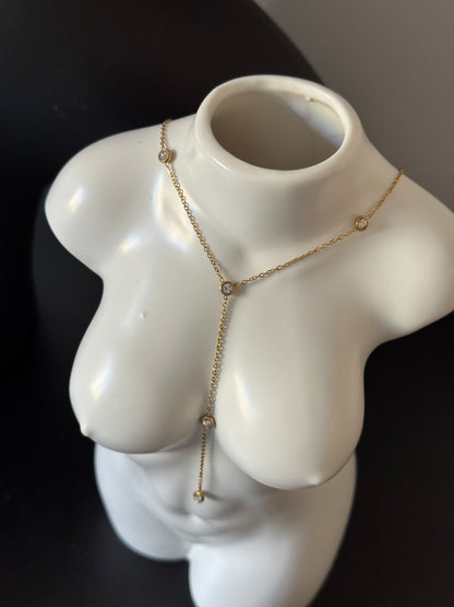 Collana Cascata di Zirconi