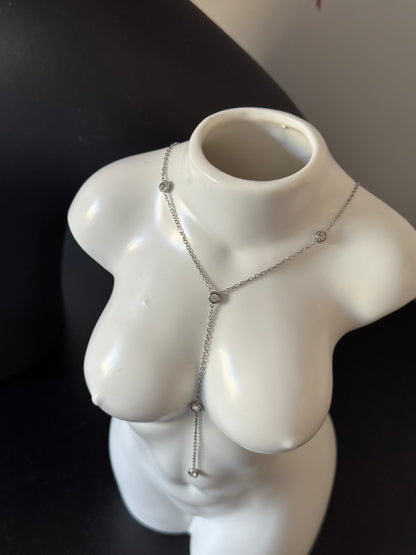 Collana Cascata di Zirconi