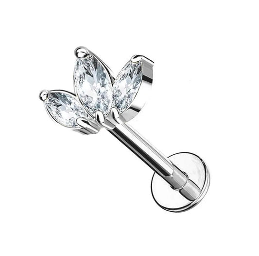Orecchino Piercing Fiore di Loto