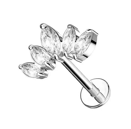 Orecchino Piercing Fiore di Loto