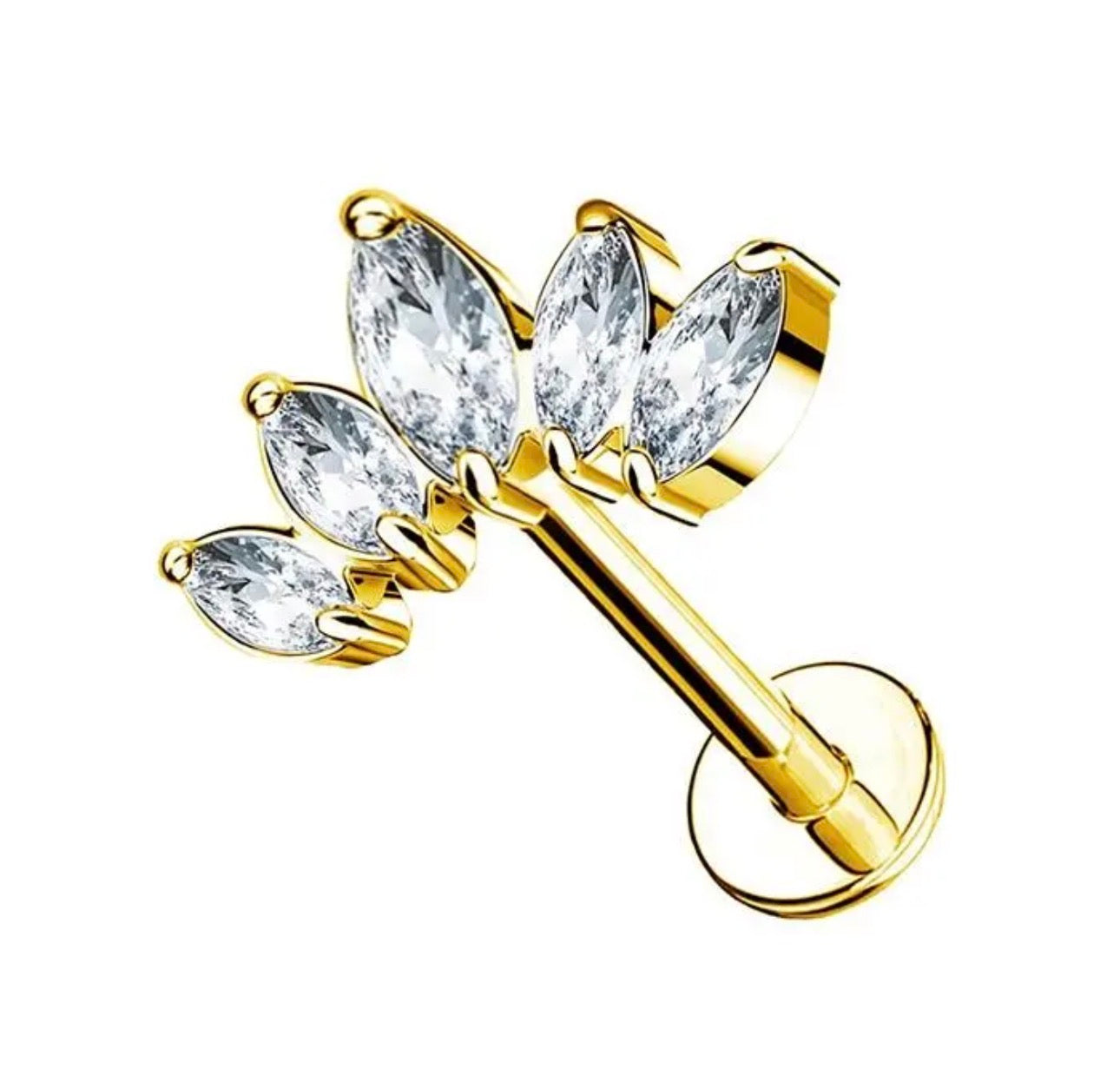 Orecchino Piercing Fiore di Loto