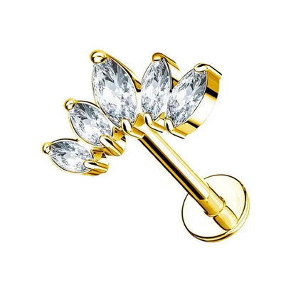 Orecchino Piercing Fiore di Loto