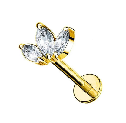 Orecchino Piercing Fiore di Loto