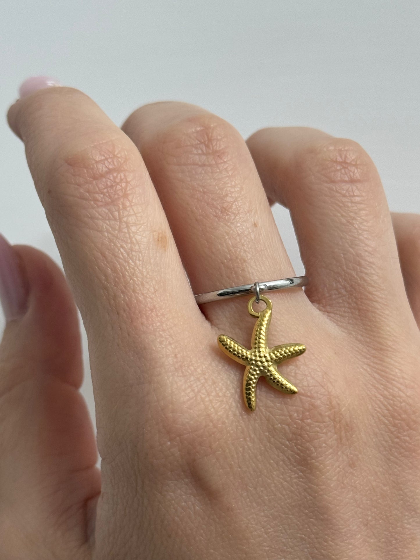 Anello Stella Marina Bicolour