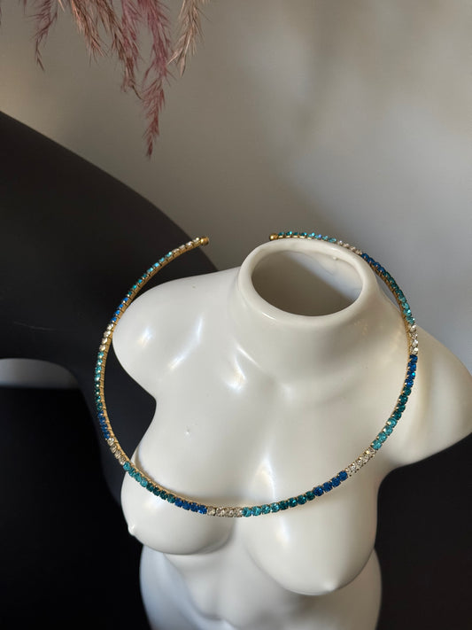 Collana Tennis Girocollo Pastel