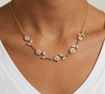 Collana Flower Crystal