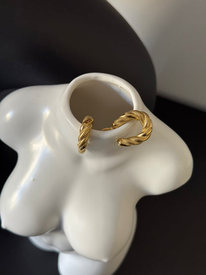 Orecchini Intreccio Ovale