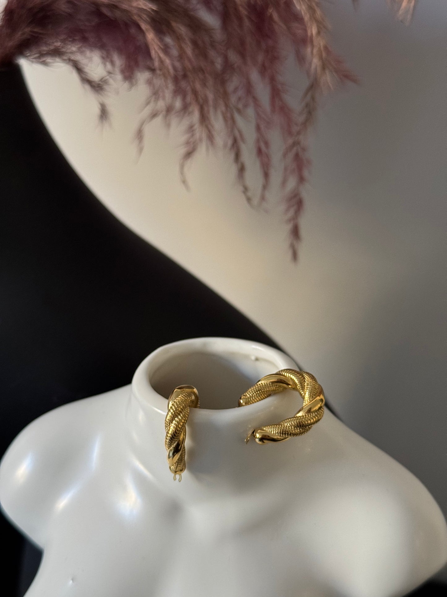 Orecchini Intreccio Ovale