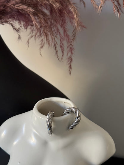 Orecchini Intreccio Ovale