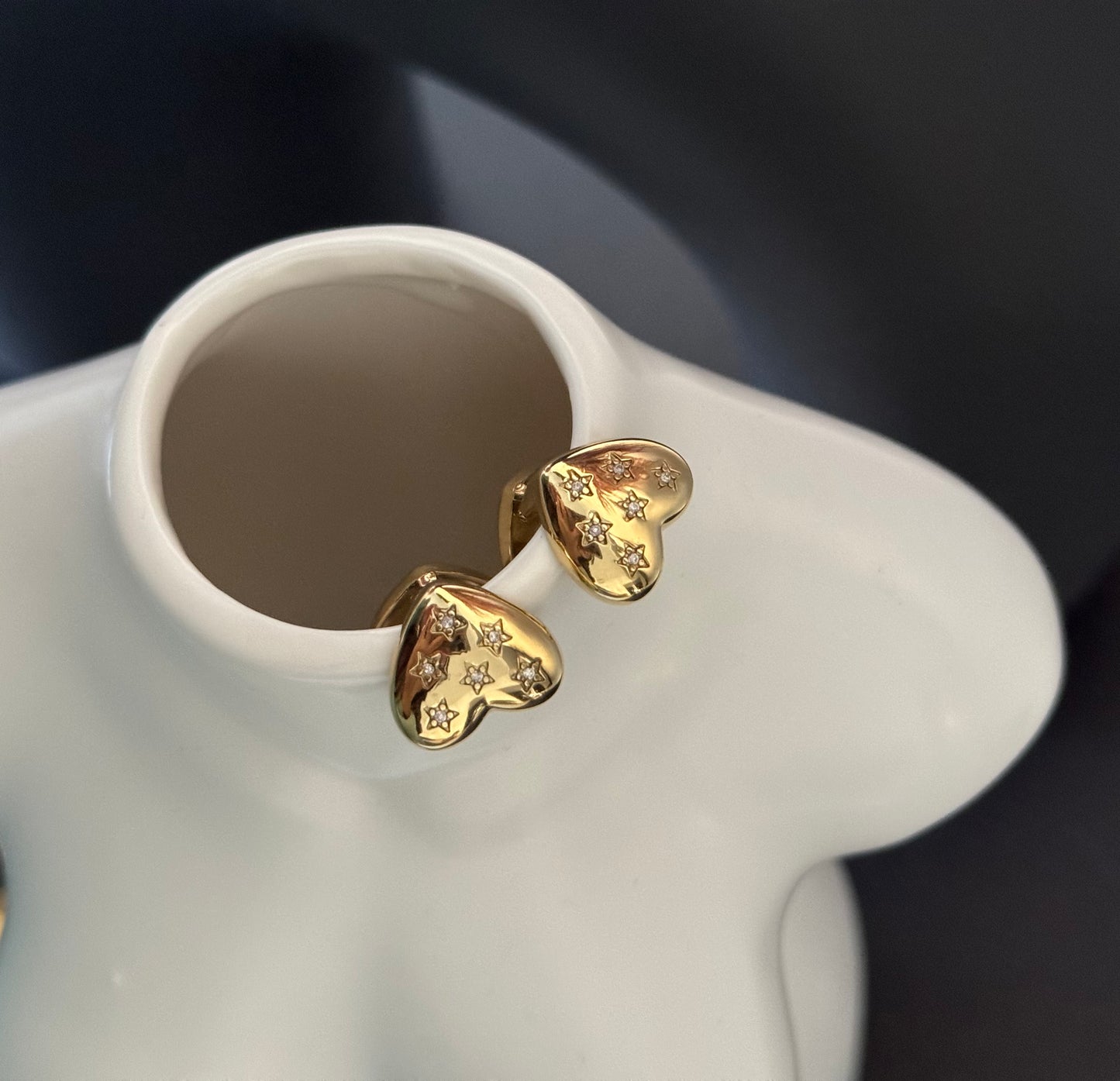 Orecchini Cuore Galaxy