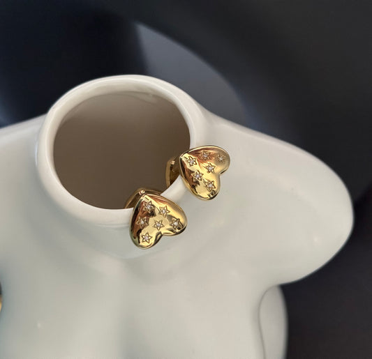 Orecchini Cuore Galaxy