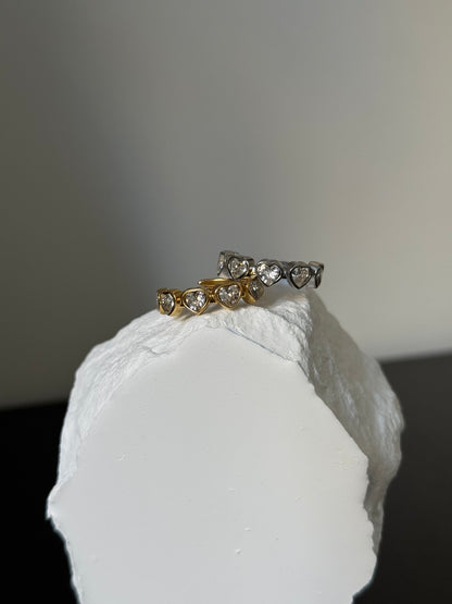 Anello Cuoricini