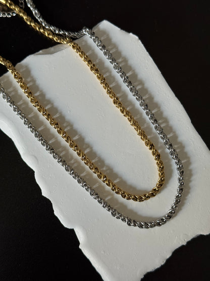 Collana Doppio Intreccio
