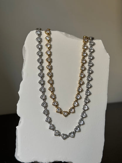 Collana Cuoricini