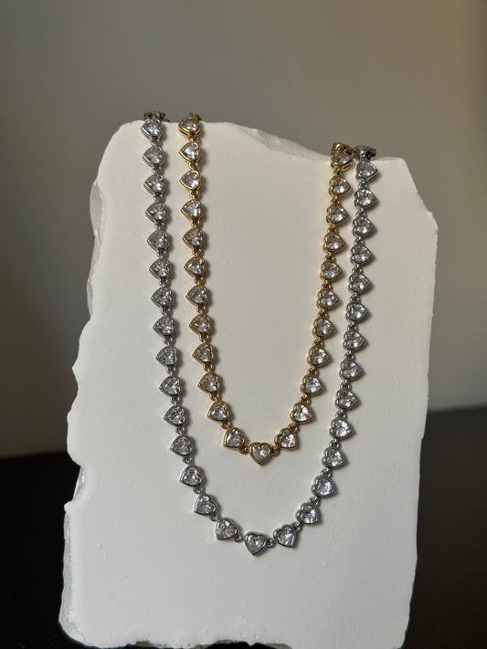 Collana Cuoricini